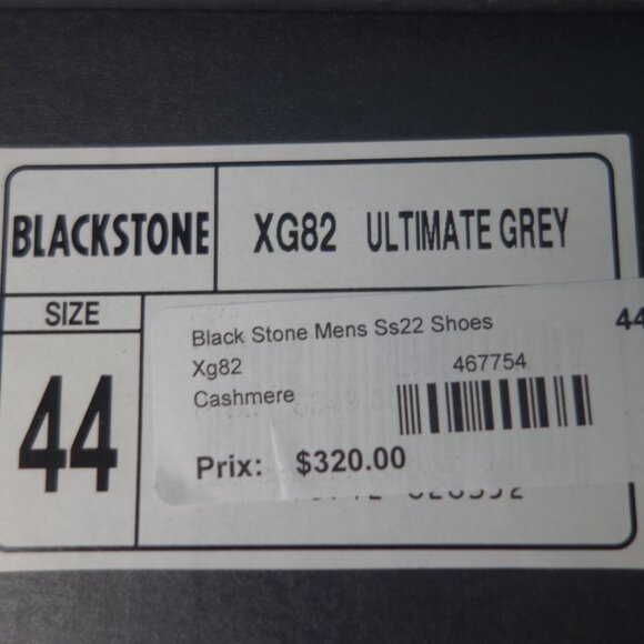 Blackstone Mens Ss22 XG-82 ULTIMATE GREY Cashmere 467794 Size 44 Sneakers - Picture 12 of 13